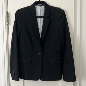 Express classic black blazer